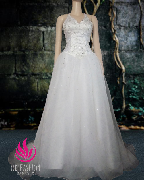 Orifashion HandmadeReal Custom Made Princess Wedding Dress RC029 - Click Image to Close